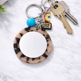 SMILEY SCHLÜSSELANHÄNGER MIT KLEINEM KOSMETIKSPIEGEL