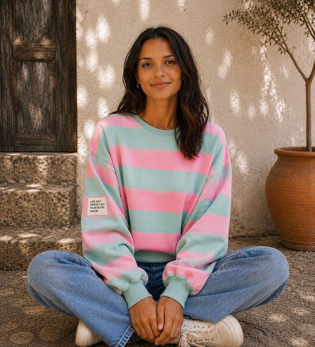 BUTTERSTOFF SWEATER "LIFE ISN'T PERFECT BUT YOUR OUTFIT CAN BE"