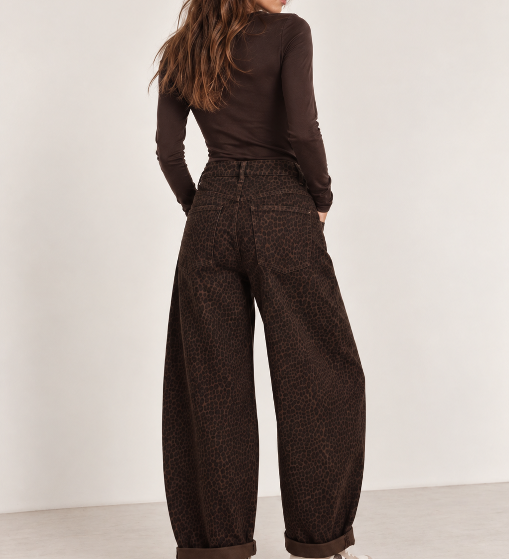 DARK LEO BARREL JEANS