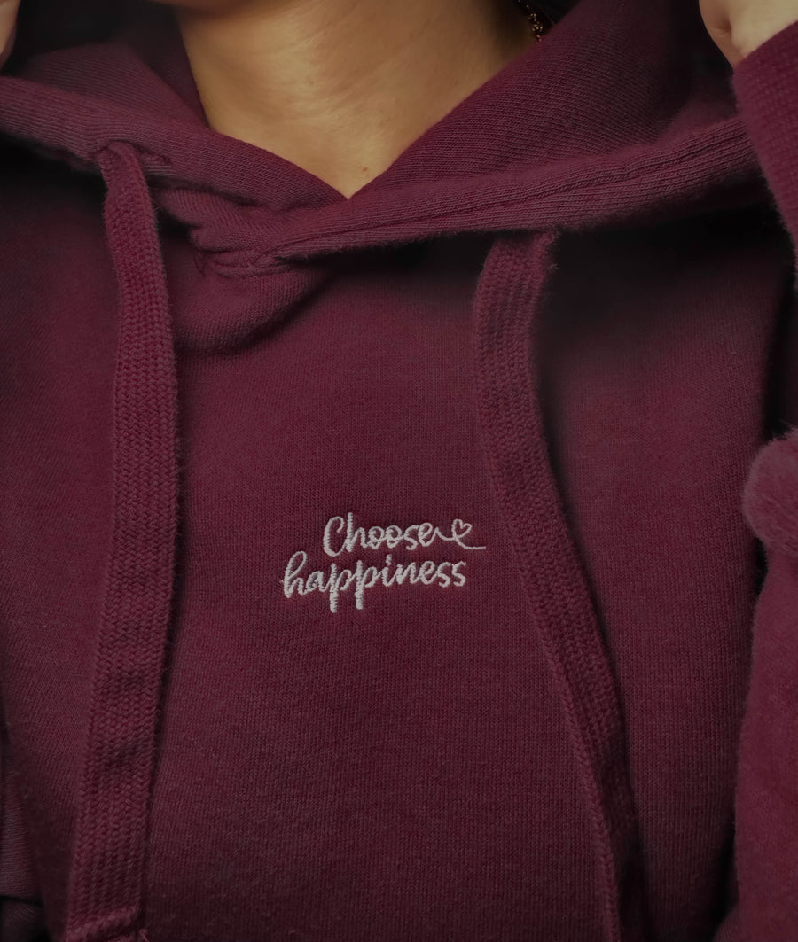 food with love Community Hoodie „Choose happiness“