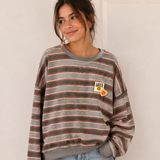 LOVE SMILE OVERSIZE SWEATER