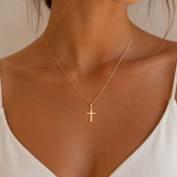 KREUZKETTE IN GOLD
