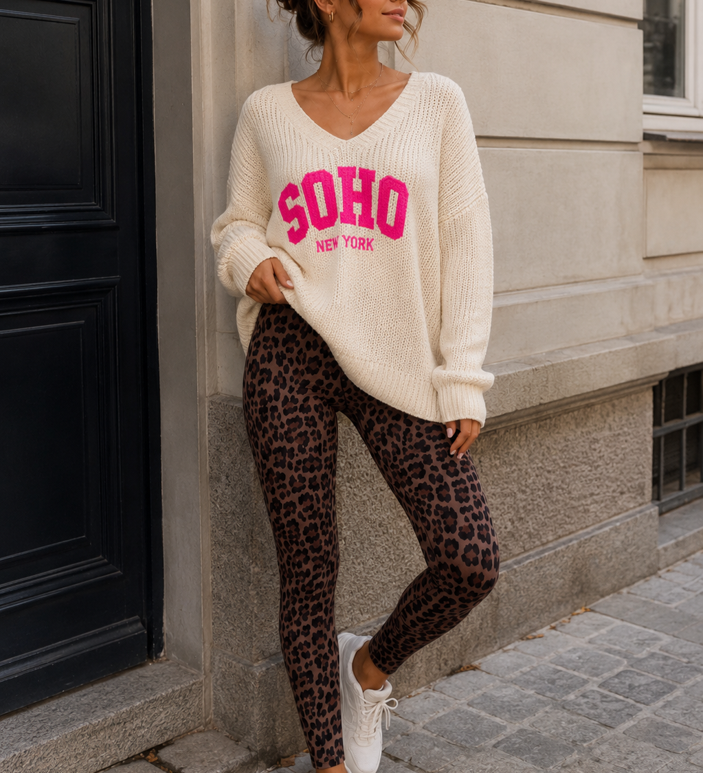„LEO LOVE“ LEGGINS MIT LEOPRINT