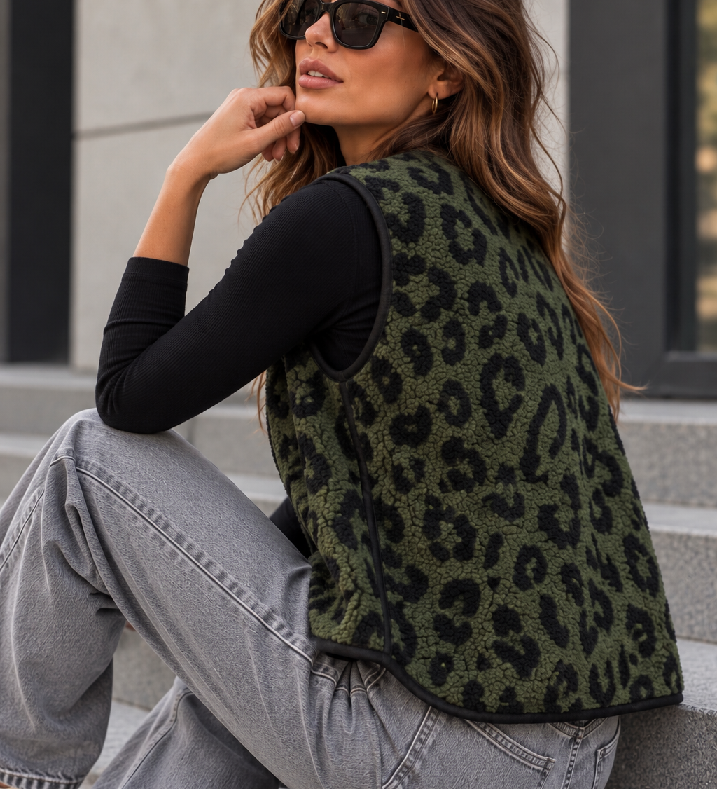 LEO TEDDYWESTE IN KHAKI