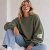 BUTTERSTOFF SWEATER IN KHAKI