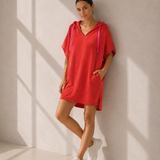 CAPRI FROTTEE DRESS