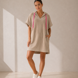 CAPRI FROTTEE DRESS