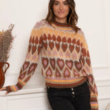 PULLOVER "COLOURFUL HEARTS"