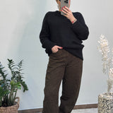 BALLONJEANS "LEO" IN SCHOKOBRAUN