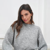 STRICKPULLOVER MIT KNOPFLEISTE