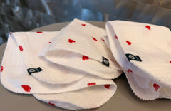 HERZCHEN MUSSELIN SPÜLTÜCHER (3er SET)