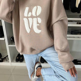 OVERSIZE SWEATSHIRT "LOVE"