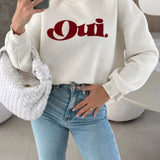 OVERSIZE SWEATSHIRT "OUI"