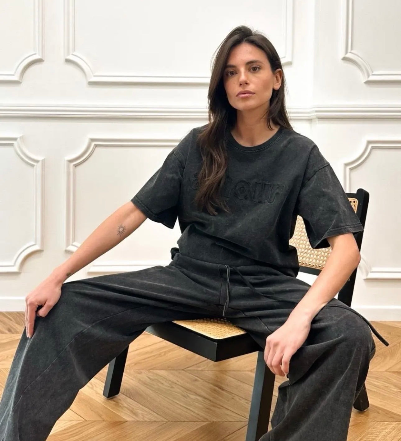 LÄSSIGE HOSE  "WASHED LOOK"