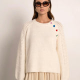 PULLOVER "HEART DETAIL"
