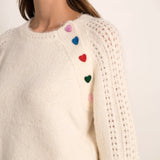 PULLOVER "HEART DETAIL"
