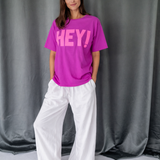 OVERSIZE T-SHIRT „HEY"