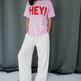 OVERSIZE T-SHIRT „HEY"