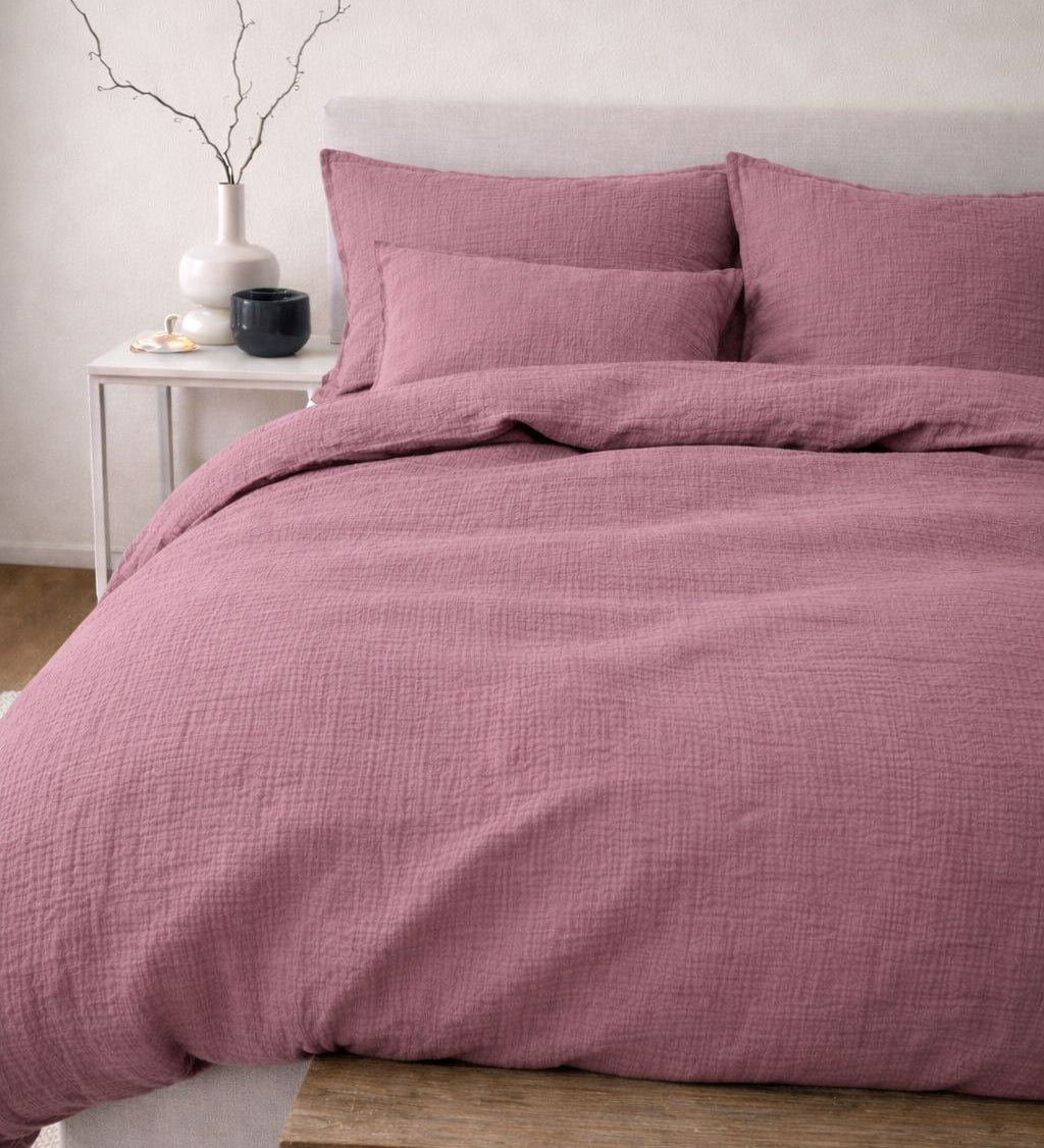 BETTWÄSCHE AUS MUSSELIN "SONDERFARBEN-EDITION"