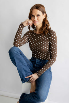 MESH-LONGSLEEVE "DOTS"