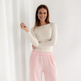GESTREIFTE STRICKHOSE "RIVIERA"