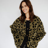 OVERSIZE LEOJACKE IN KHAKI