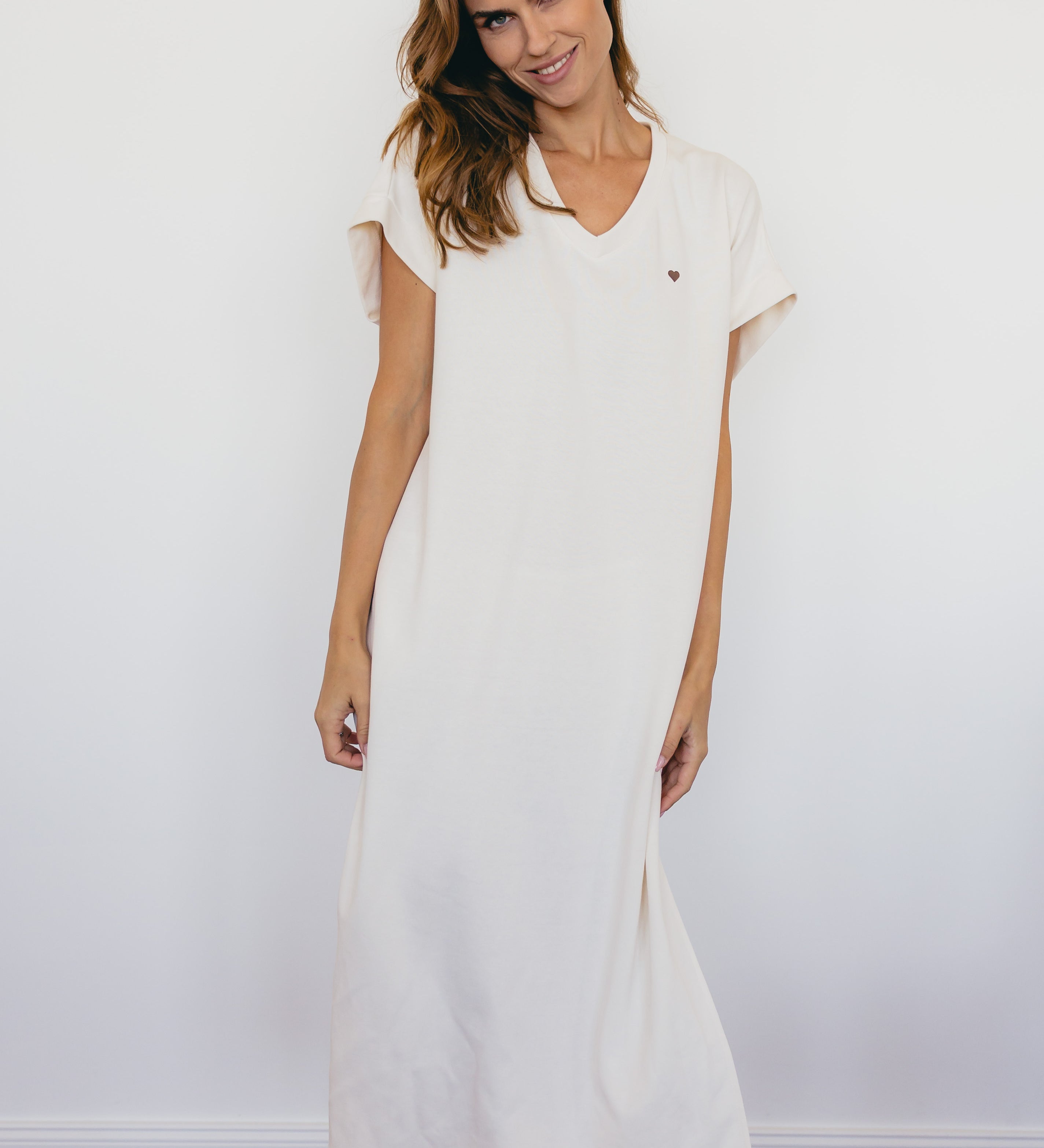 SWEATSHIRT-KLEID "HEARTBEAT"