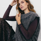 OVERSIZE SCANDI WESTE "MERLE"
