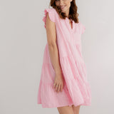 KURZES VOLANTKLEID "ROSE"