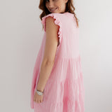 KURZES VOLANTKLEID "ROSE"