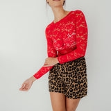 ROTER SPITZENBODY „CARMEN“
