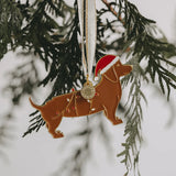 BAUMSCHMUCK "WEIHNACHTSDACKEL"