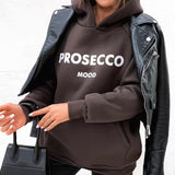 OVERSIZE HOODIE "PROSECCO MOOD"