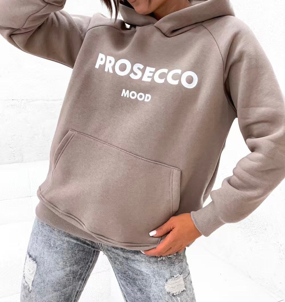 OVERSIZE HOODIE "PROSECCO MOOD"