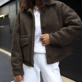 TEDDYJACKE MIT STRUKTUR