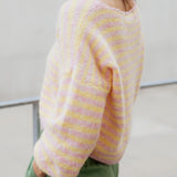 GESTREIFTE STRICKJACKE "VALERIE"