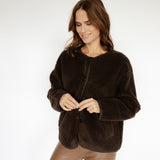 TEDDYJACKE IN SCHOKOBRAUN