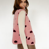 TEDDYWESTE MIT HERZCHEN "ROSA"