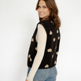 TEDDYWESTE MIT HERZCHEN "SCHOKO"