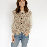 LEO TEDDYWESTE IN CREME/BEIGE