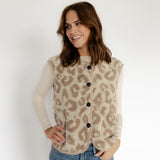 LEO TEDDYWESTE IN CREME/BEIGE