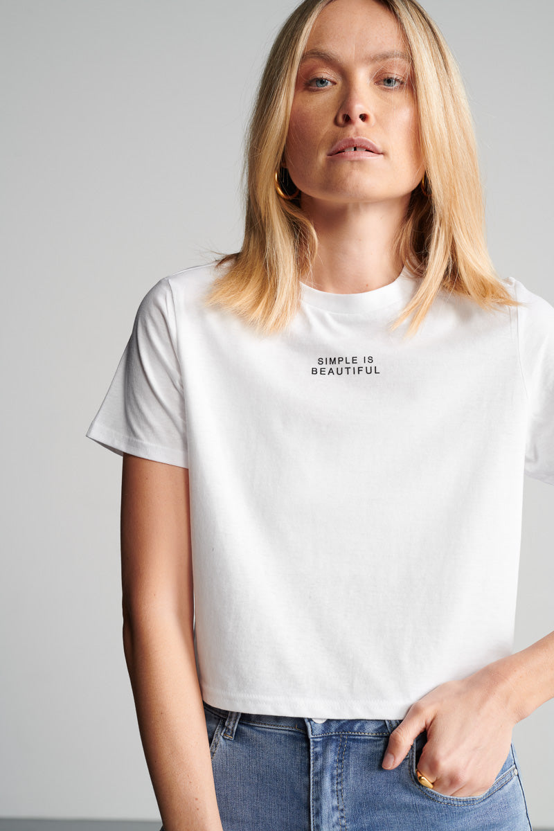 T-SHIRT- SIMPLE IS BEAUTIFUL