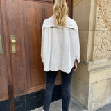 SHORT OVERSIZE MUSSELINBLOUSE MALIA