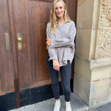 SHORT OVERSIZE MUSSELINBLOUSE MALIA
