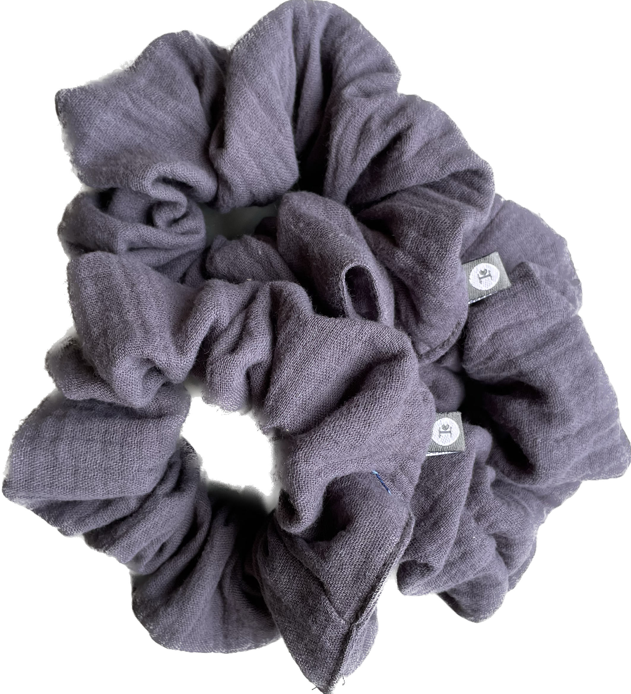 MUSSELIN SCRUNCHIES (3-ER SET)