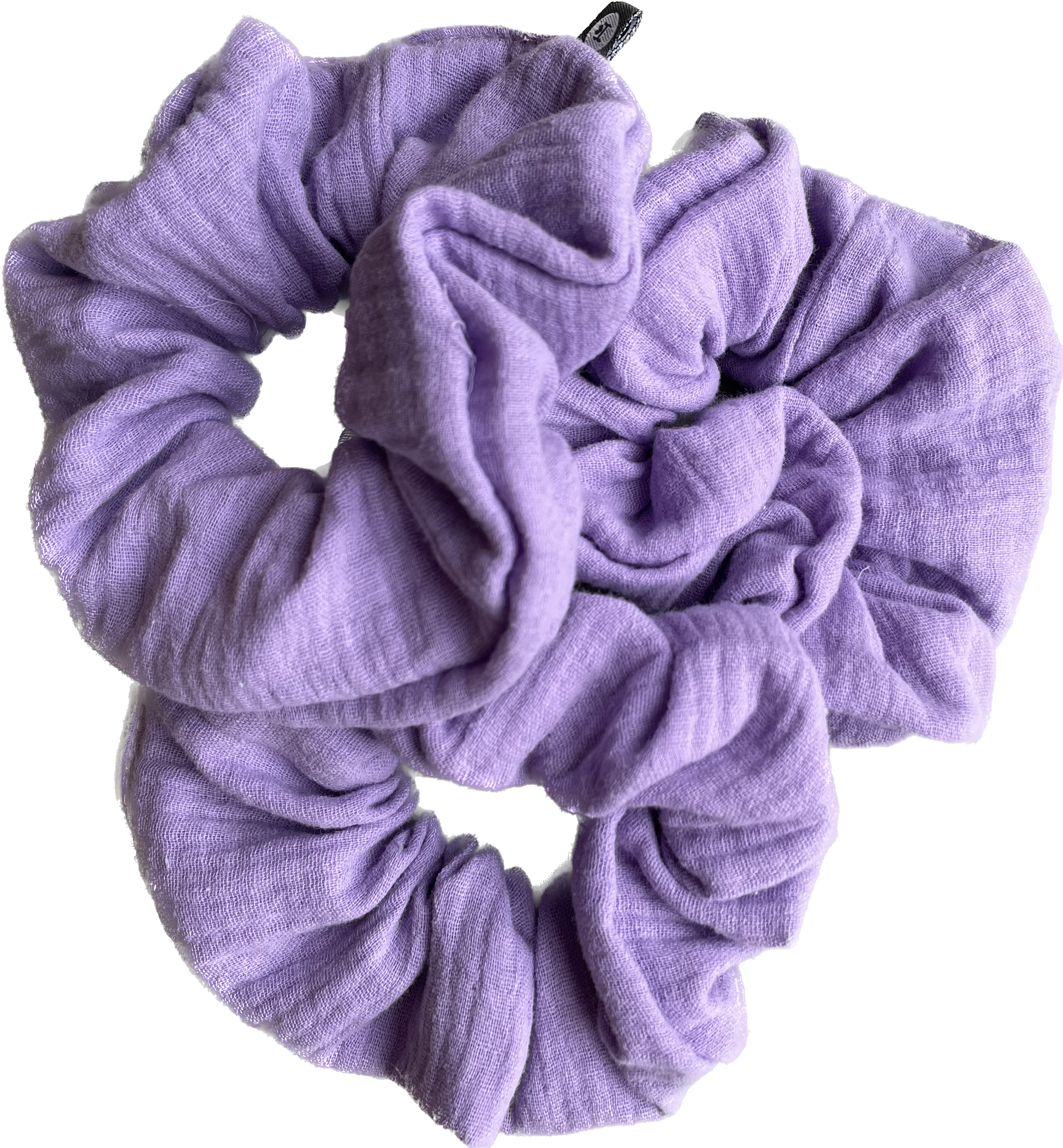 MUSSELIN SCRUNCHIES (3-ER SET)