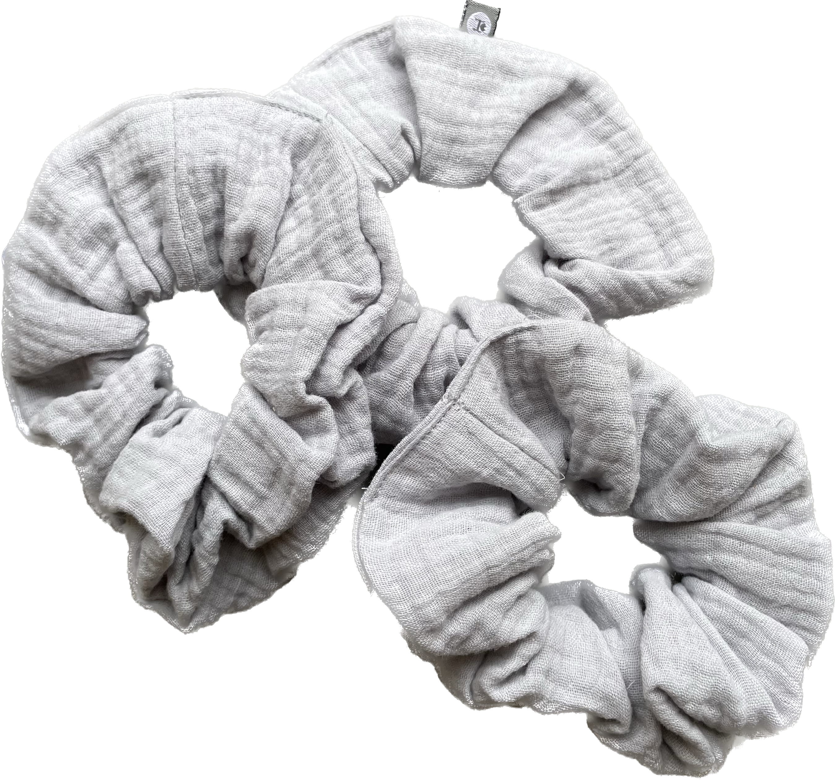 MUSSELIN SCRUNCHIES (3-ER SET)