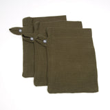 MUSSELIN WASCHLAPPEN (3er Set)